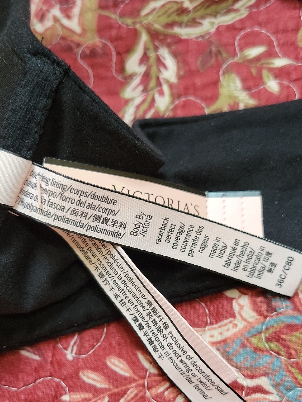 NWT- Victoria’s Secret ‘Body by Victoria Racerback Perfect Coverage’ Bra - Picture 5 of 6